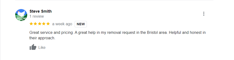 Sprint Removals Google Review
